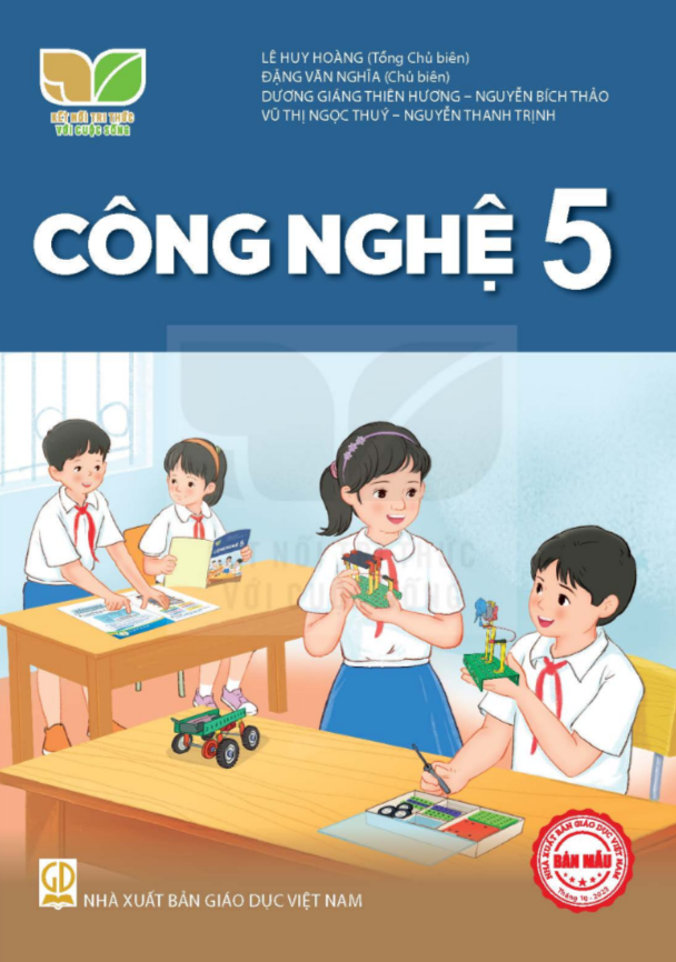 Tải PDF shs Công nghệ 5 Kết nối tri thức