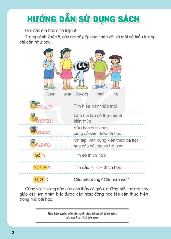 Tải PDF shs Toán 5 Kết nối tri thức tập 1 