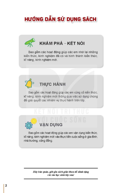 Tải PDF shs Hoạt động trải nghiệm 9 Kết nối tri thức
