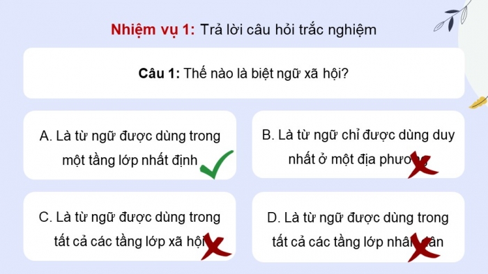 Giáo án Powerpoint dạy thêm ngữ văn 8 Kết nối bài 1 thực hành tiếng Việt: Biệt ngữ xã hội 