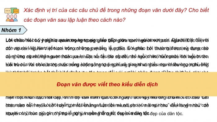 Giáo án powerpoint dạy thêm Ngữ văn 8 cánh diều Bài 3 TH tiếng Việt: Các đoạn văn diễn dịch, quy nạp, song song, phối hợp