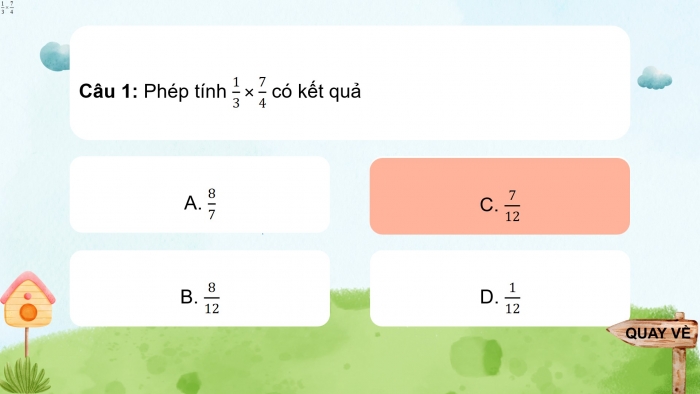 Giáo án powerpoint dạy thêm Toán 4 cánh diều Bài 80: Phép nhân phân số