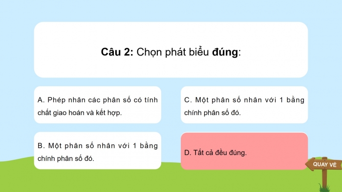 Giáo án powerpoint dạy thêm Toán 4 chân trời Bài 74: Phép nhân phân số