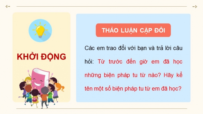 Giáo án Powerpoint dạy thêm ngữ văn 8 Kết nối bài 2 thực hành tiếng Việt: Biện pháp tu từ đảo ngữ