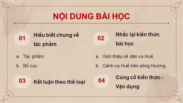 Giáo án Powerpoint dạy thêm ngữ văn 8 Kết nối bài 2 văn bản 3: Ca Huế trên sông Hương