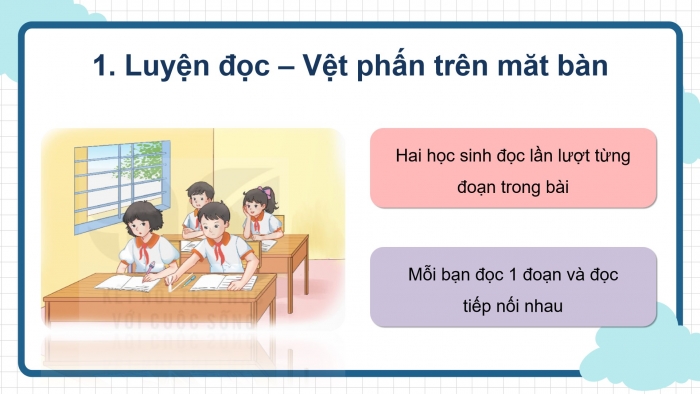 Giáo án powerpoint dạy thêm Tiếng Việt 4 kết nối Bài 2: Vệt phấn trên mặt bàn