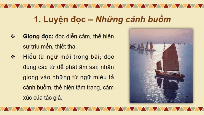 Giáo án powerpoint dạy thêm Tiếng Việt 4 kết nối Bài 21: Những cánh buồm