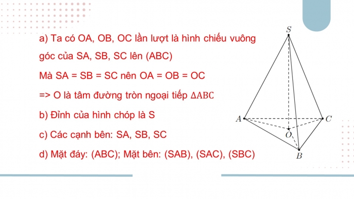 Giáo án powerpoint dạy thêm Toán 8 kết nối Bài 38: Hình chóp tam giác đều