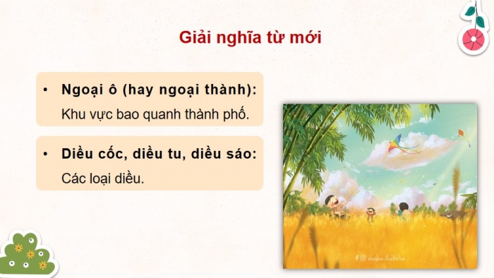 Giáo án powerpoint dạy thêm Tiếng Việt 4 kết nối Bài 20: Chiều ngoại ô