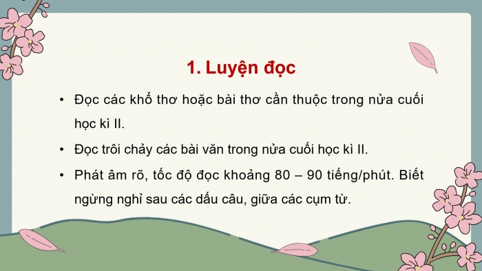 Giáo án powerpoint dạy thêm Tiếng Việt 4 kết nối Bài: Đánh giá cuối năm học