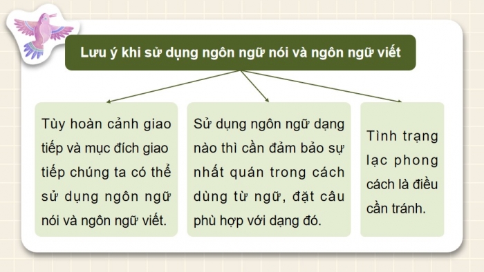 Giáo án powerpoint dạy thêm Ngữ văn 11 kết nối Bài 3: Đặc điểm cơ bản của ngôn ngữ nói và ngôn ngữ viết (tiếp)