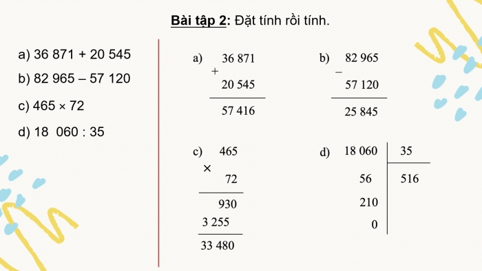 Giáo án powerpoint dạy thêm Toán 4 chân trời Bài 78: Ôn tập cuối năm