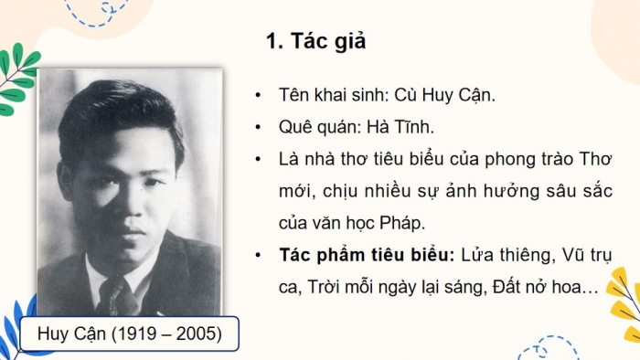 Giáo án powerpoint dạy thêm Ngữ văn 11 kết nối Bài 2: Tràng giang