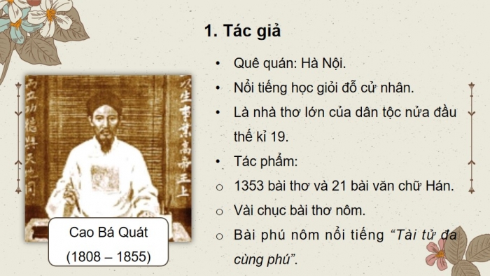 Giáo án powerpoint dạy thêm Ngữ văn 11 kết nối Bài 4: Dương phụ hành