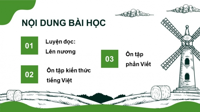 Giáo án powerpoint dạy thêm tiếng việt 4 chân trời CĐ 1 Bài 4: Lên nương