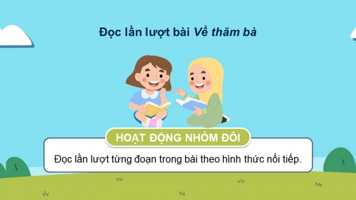 Giáo án powerpoint dạy thêm tiếng việt 4 chân trời CĐ 2 bài 1: Về thăm bà 