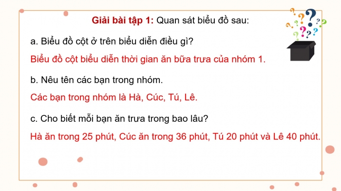 Giáo án powerpoint dạy thêm Toán 4 kết nối Bài 50: Biểu đồ cột