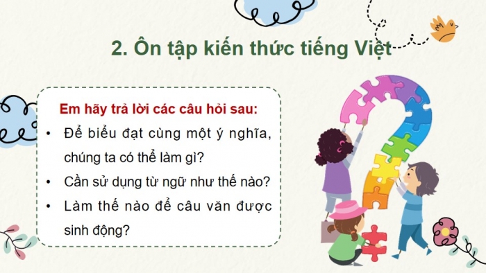 Giáo án powerpoint dạy thêm Tiếng Việt 4 kết nối Bài 28: Chuyến du lịch thú vị