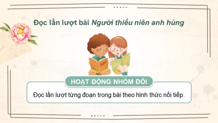 Giáo án powerpoint dạy thêm tiếng việt 4 chân trời CĐ 1 Bài 6: Người thiếu niên anh hùng