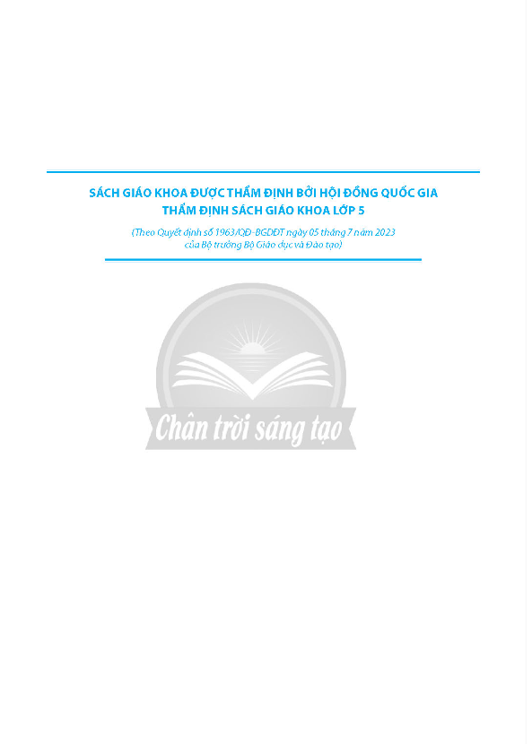 Tải PDF shs Toán 5 Chân trời sáng tạo tập 1 