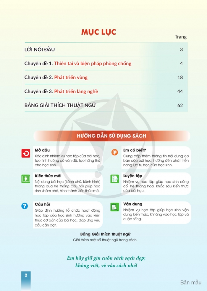 Tải PDF shs chuyên đề Địa lí 12 cánh diều