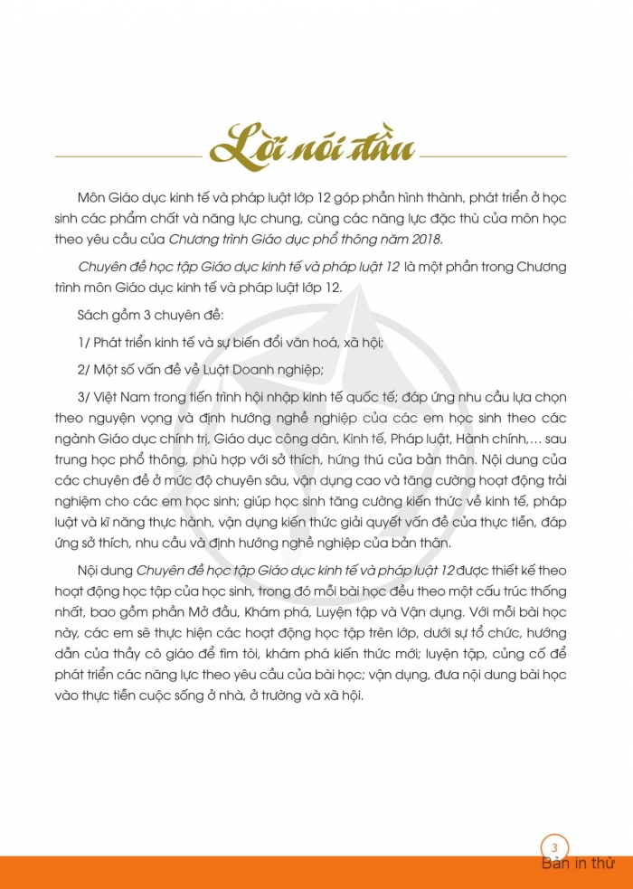 Tải PDF shs chuyên đề Kinh tế pháp luật 12 cánh diều