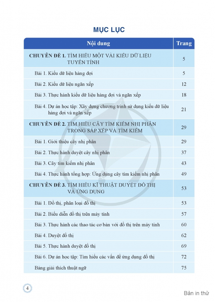 Tải PDF shs chuyên đề Tin học - Khoa học máy tính 12 cánh diều