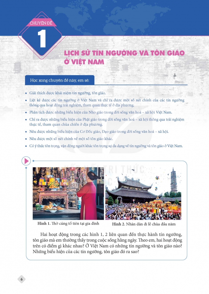 Tải PDF shs chuyên đề Lịch sử 12 kết nối tri thức