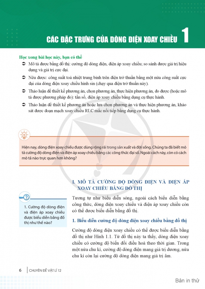 Tải PDF shs chuyên đề Vật lí 12 cánh diều