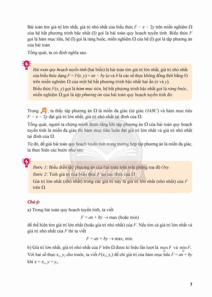 Tải PDF shs chuyên đề Toán 12 chân trời sáng tạo