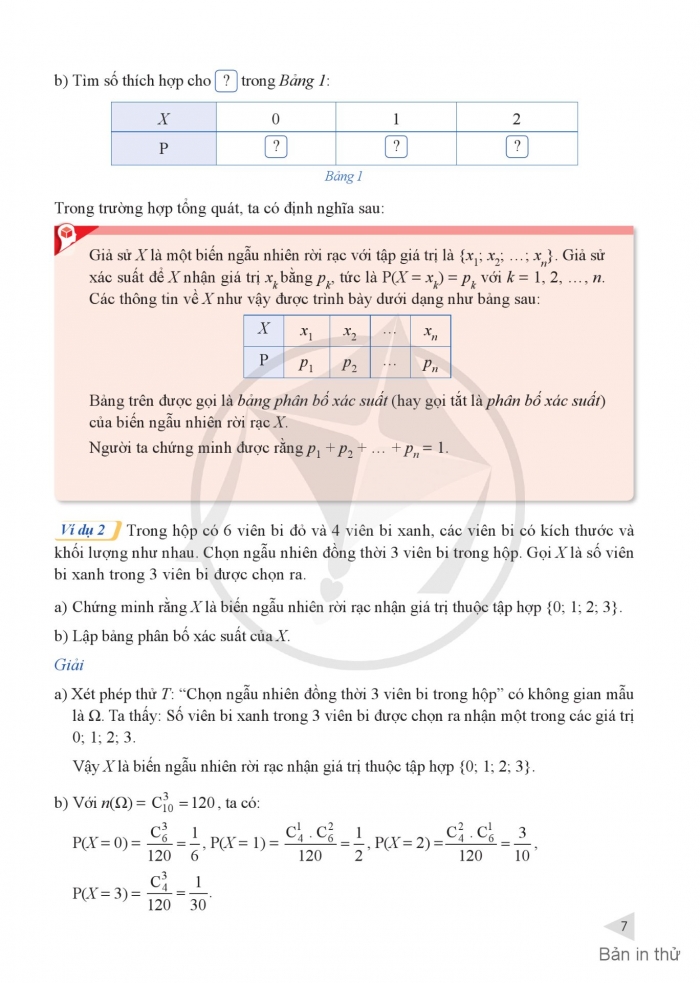 Tải PDF shs chuyên đề Toán 12 cánh diều