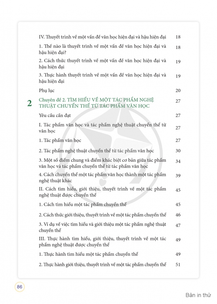 Tải PDF shs chuyên đề Ngữ văn 12 cánh diều