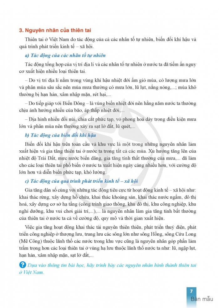 Tải PDF shs chuyên đề Địa lí 12 cánh diều