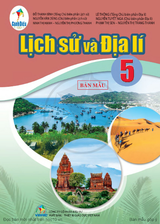 Giáo án Lịch sử và địa lí 5 mới năm học 2024 - 2025