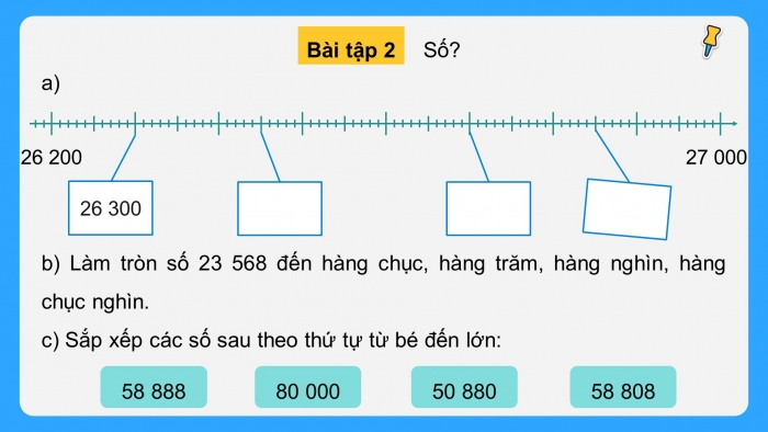 Giáo án powerpoint dạy thêm Toán 4 chân trời Bài 1: Ôn tập các số đến 100000