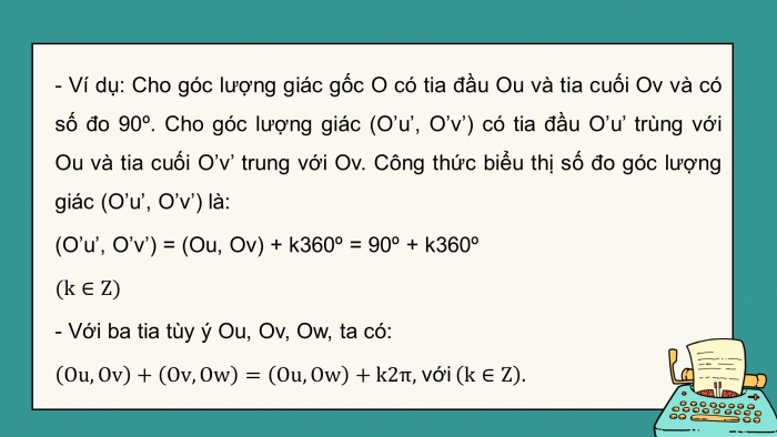 Giáo án powerpoint dạy thêm Toán 11 cánh diều Chương 1 Bài 1: Góc lượng giác. Giá trị lượng giác của góc lượng giác