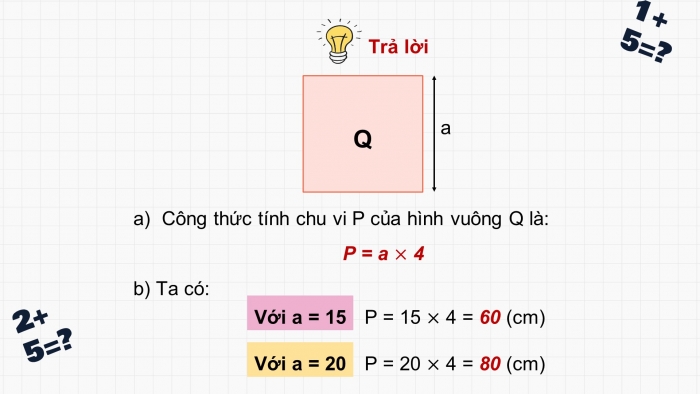 Giáo án powerpoint dạy thêm Toán 4 chân trời Bài 10: Biểu thức có chứa chữ