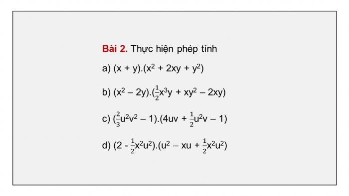 Giáo án powerpoint dạy thêm Toán 8 kết nối Bài 4: Phép nhân đa thức