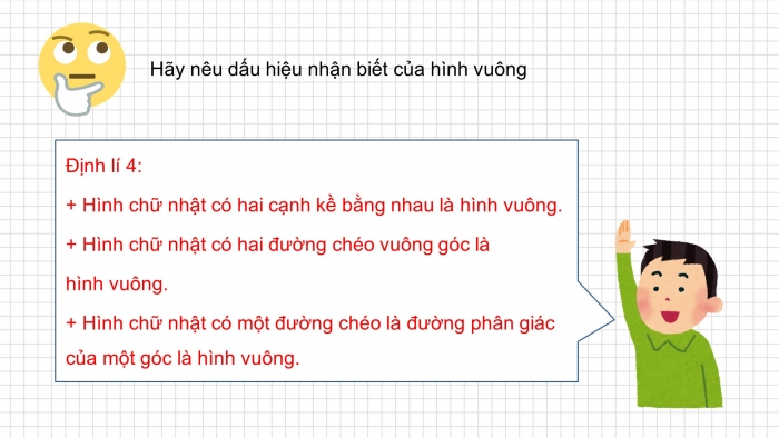 Giáo án powerpoint dạy thêm Toán 8 kết nối Bài 14: Hình thoi và hình vuông