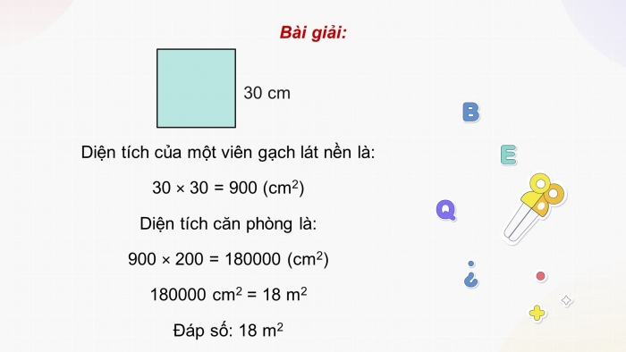 Giáo án powerpoint dạy thêm Toán 4 chân trời Bài 21: Mét vuông