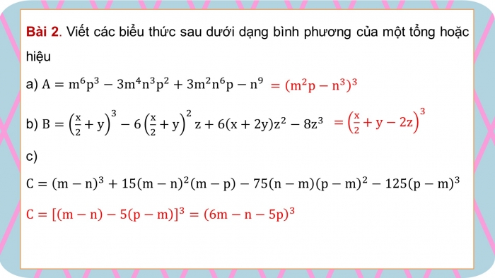 Giáo án powerpoint dạy thêm Toán 8 kết nối Bài tập cuối chương 3