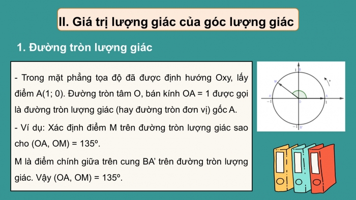 Giáo án powerpoint dạy thêm Toán 11 cánh diều Chương 1 Bài 1: Góc lượng giác. Giá trị lượng giác của góc lượng giác