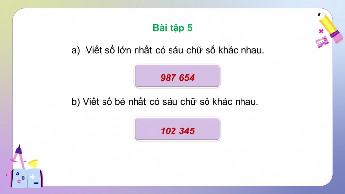 Giáo án powerpoint dạy thêm Toán 4 chân trời Bài 24: Các số có sáu chữ số – Hàng và lớp