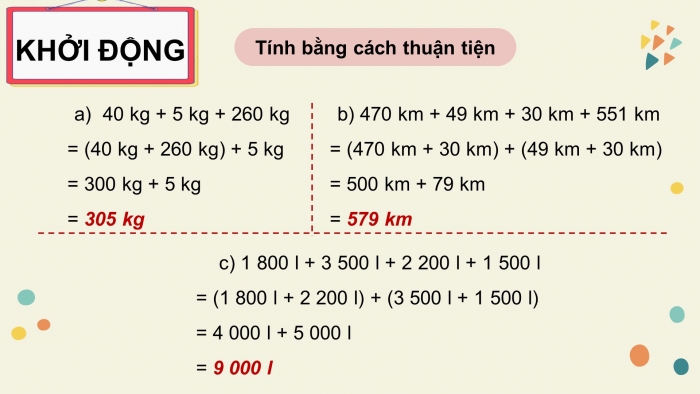 Giáo án powerpoint dạy thêm Toán 4 chân trời Bài 14: Tính chất giao hoán, tính chất kết hợp của phép nhân