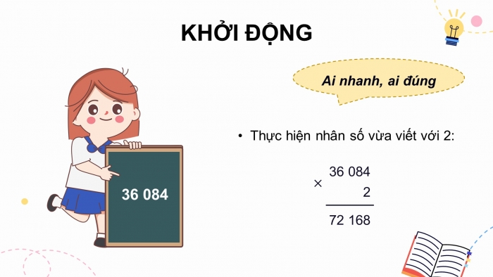 Giáo án powerpoint dạy thêm Toán 4 chân trời Bài 3: Ôn tập phép nhân, phép chia