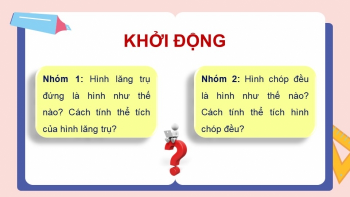 Giáo án powerpoint dạy thêm Toán 11 cánh diều Chương 8 Bài 6: Hình lăng trụ đứng. Hình chóp đều. Thể tích của một số hình khối