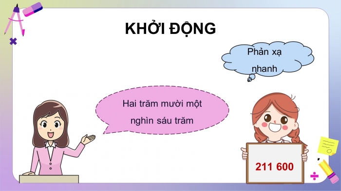 Giáo án powerpoint dạy thêm Toán 4 chân trời Bài 24: Các số có sáu chữ số – Hàng và lớp