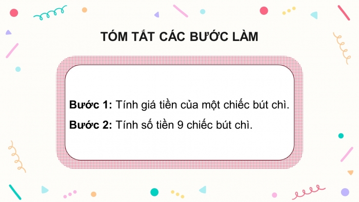 Giáo án powerpoint dạy thêm Toán 4 chân trời Bài 6: Bài toán liên quan đến rút về đơn vị