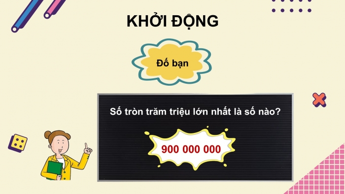 Giáo án powerpoint dạy thêm Toán 4 chân trời Bài 25: Triệu – Lớp triệu