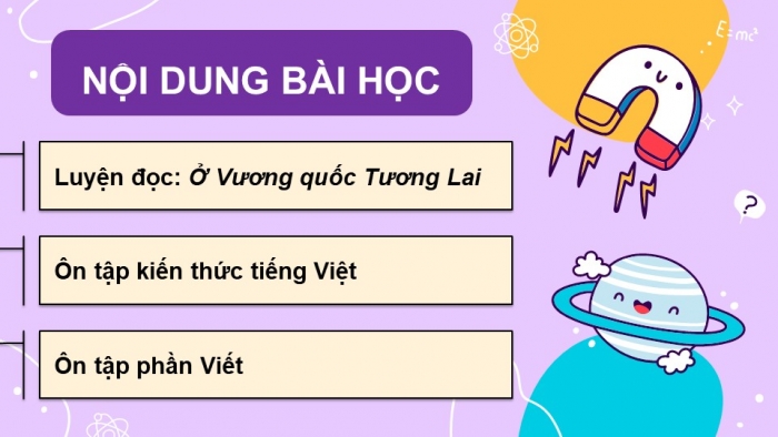 Giáo án powerpoint dạy thêm Tiếng Việt 4 cánh diều Bài 6: Đọc 1 - Ở Vương quốc Tương Lai: Công xưởng xanh